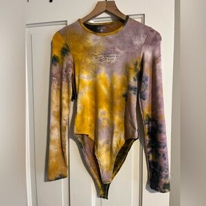 Tie-Dye Long Sleeve Bodysuit